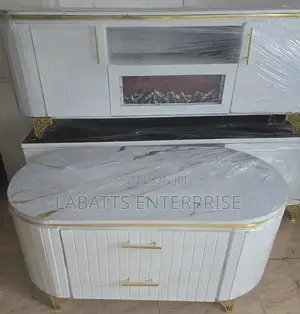 Executive Coffee Table With Glass/Marble Topping