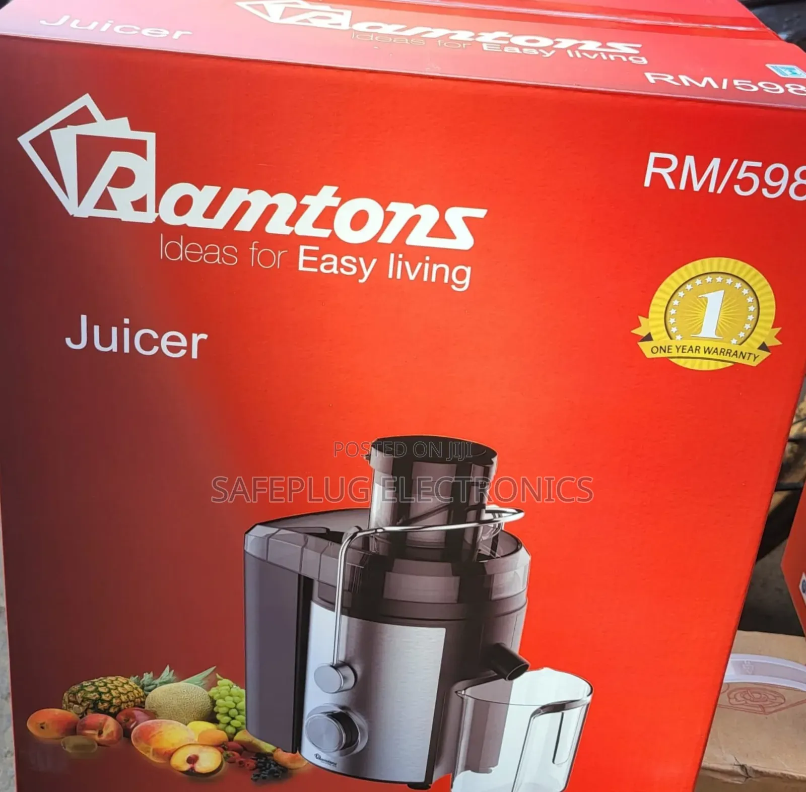 Ramtons Cs50mc Commercial Citrus Juicer