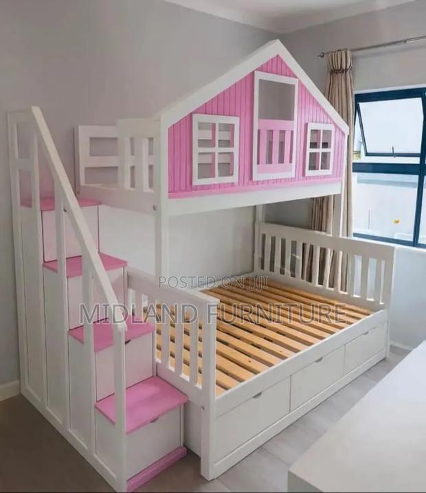 Kids House Themed Bunk Bed - main view