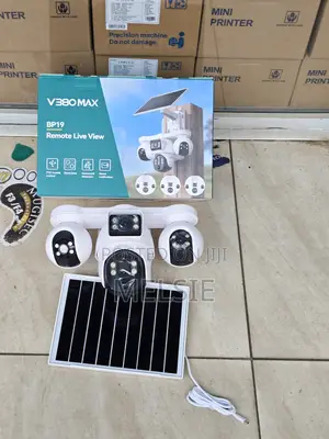 380 Max 4g Camera | Outdoor 4 Lens 3 PTZ CCTV Security Camera