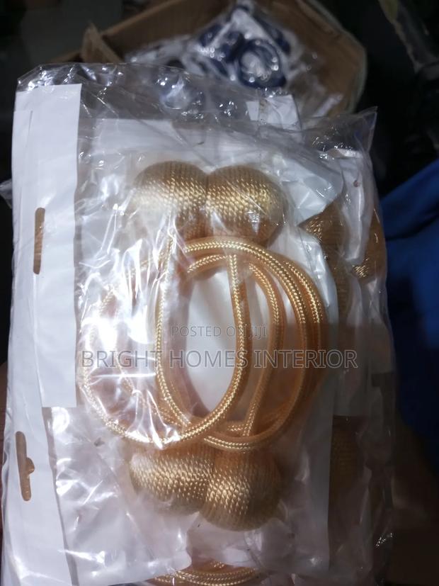 Dark Beige Magnetic Curtain Holders Magnetic Tiebacks