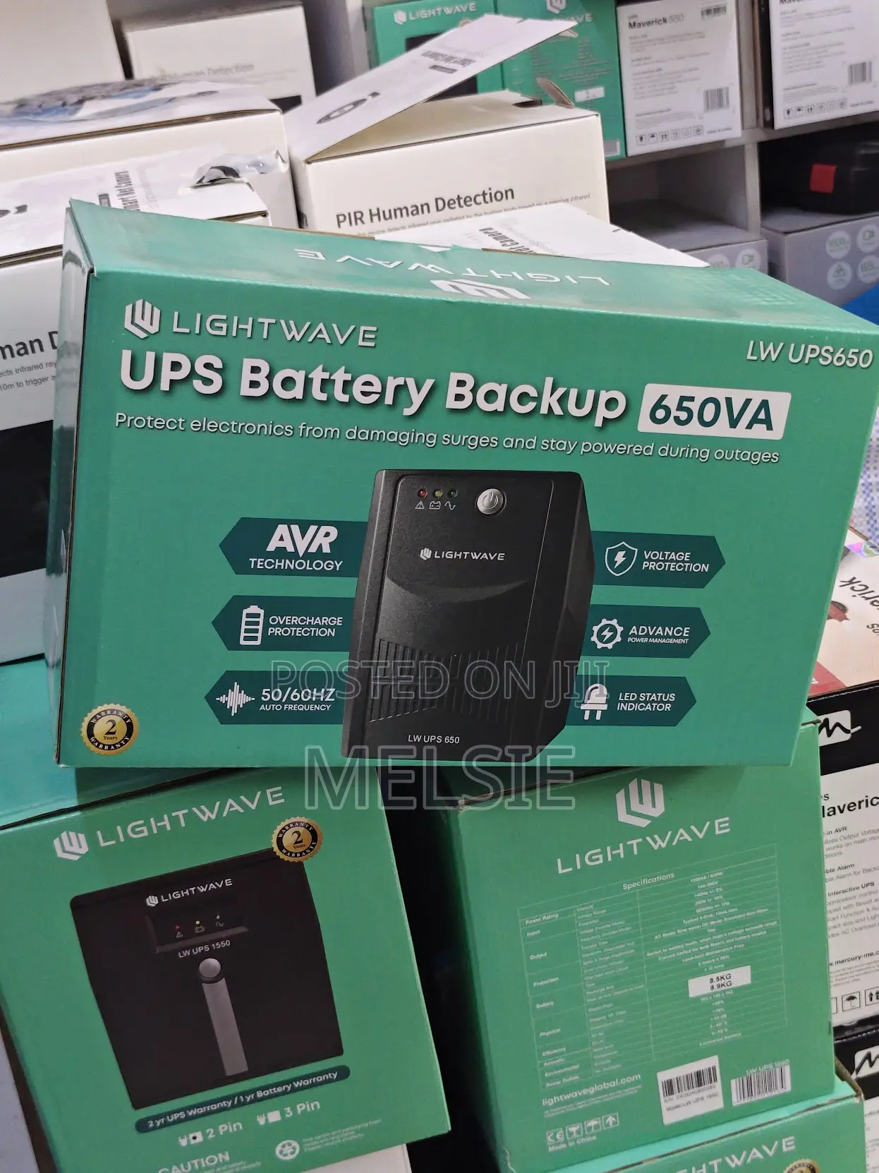 650va Ups Lightwave | Backup Battery