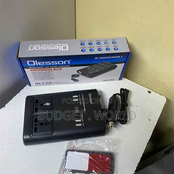 -Dual Cigarette Lighter Ports:150w 12v to 220v Converter Dual Type-C