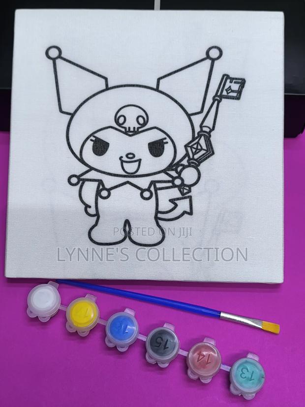 Canvas, Paints, Paint Brush - thumbnail 10
