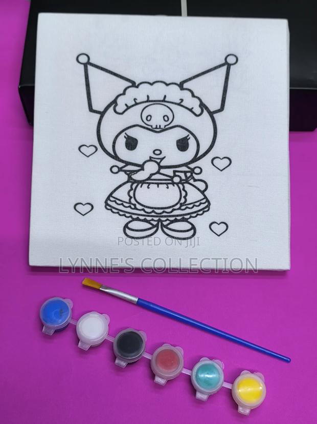 Canvas, Paints, Paint Brush - thumbnail 12