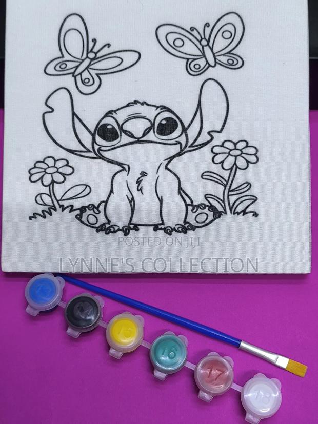 Canvas, Paints, Paint Brush - thumbnail 15