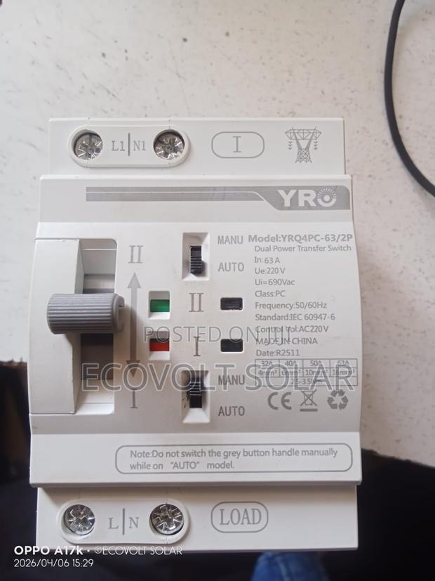 63a Automatic Change Over - main view