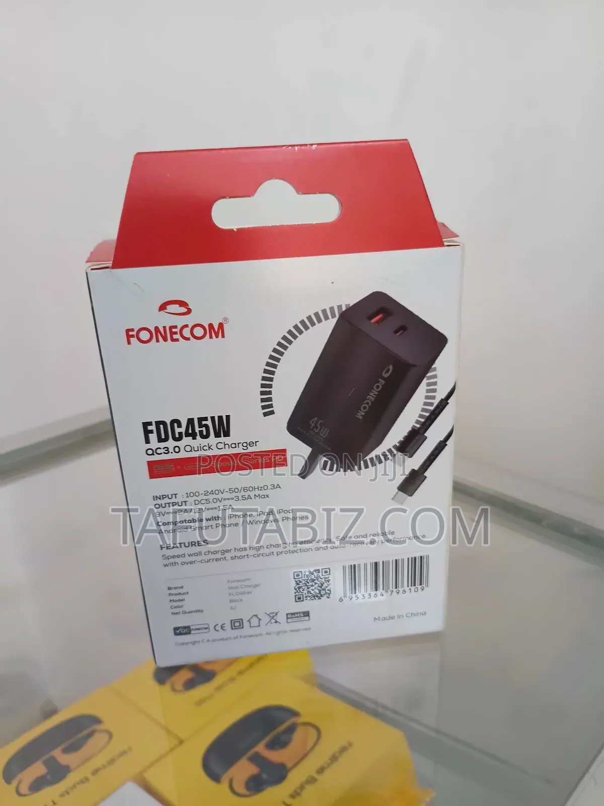 Fonecom 45w Fast Charger Fdc45w