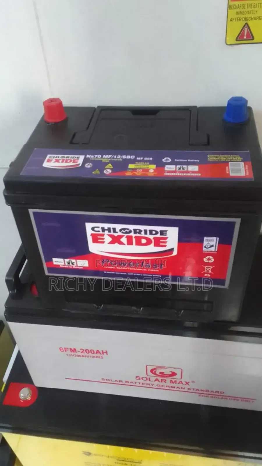 Chloride Exide Ns70mf Powerlast