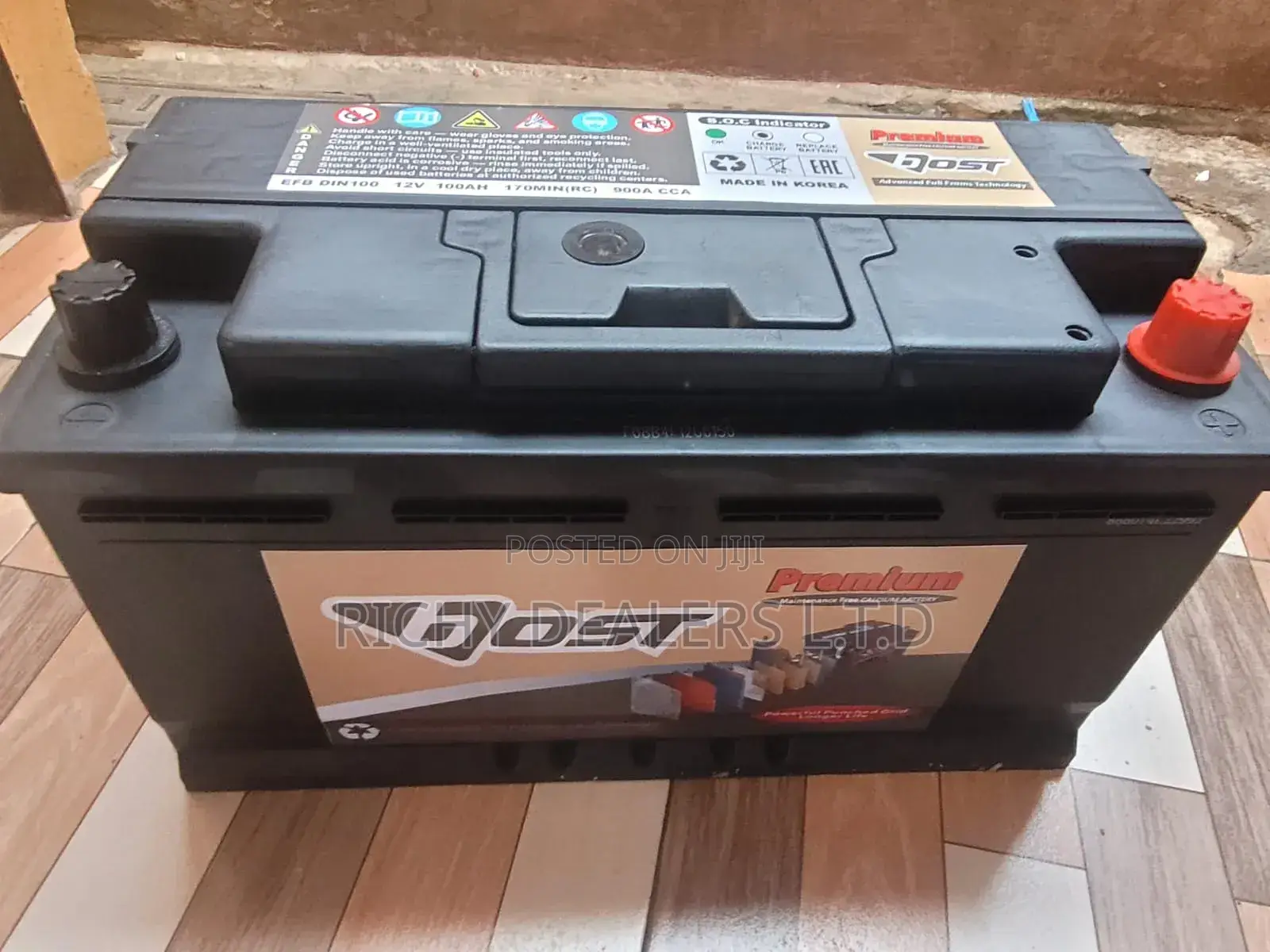 Bost Din100mf Car Battery