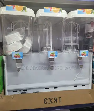 Commercial Triple-Tank Juice Dispenser (18l X 3)