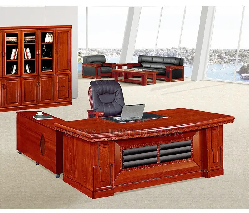 1800mm Chairman Executive L-Shaped Office Table