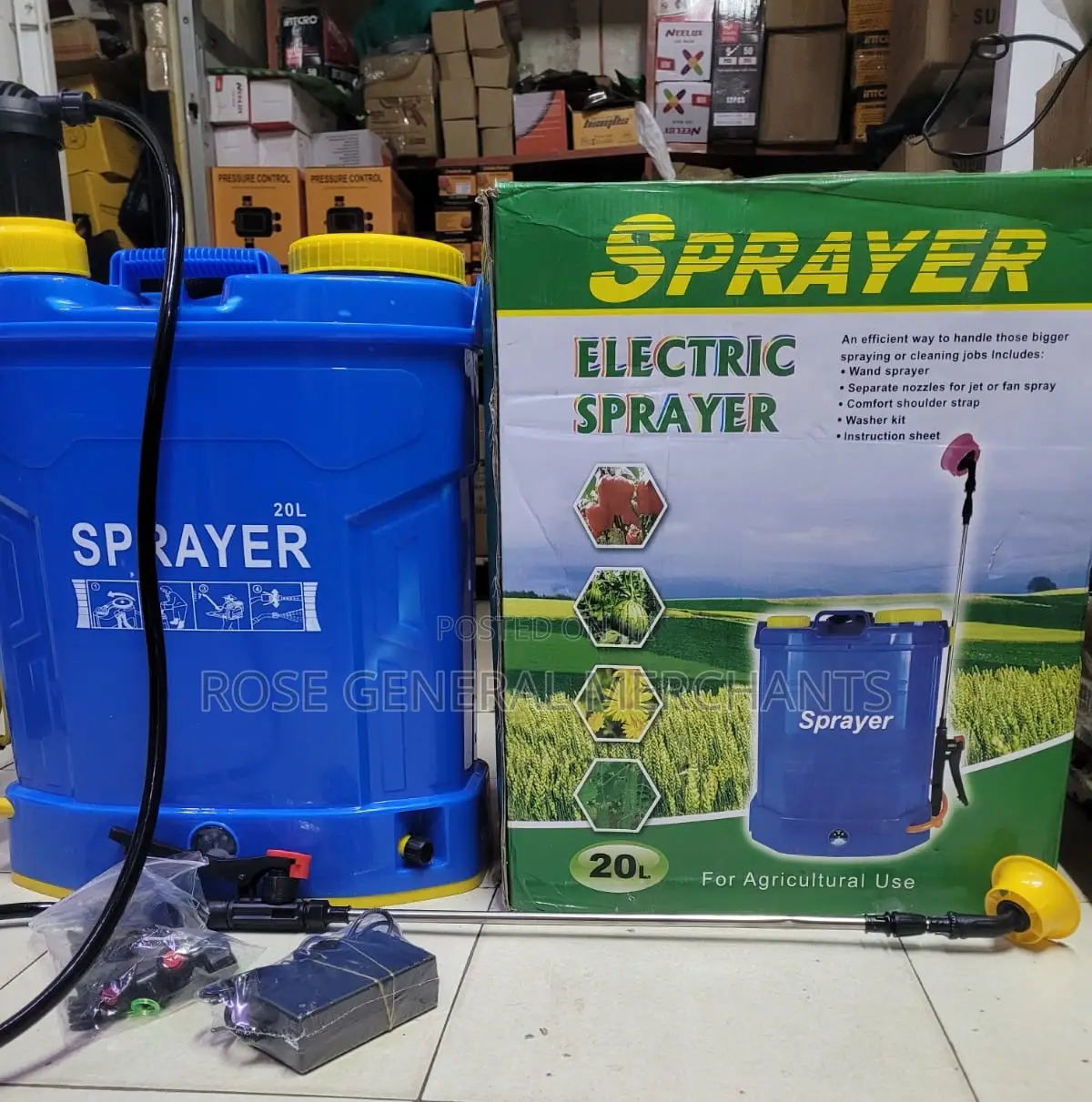 20l High-Pressure Electric Agricultural Sprayer
