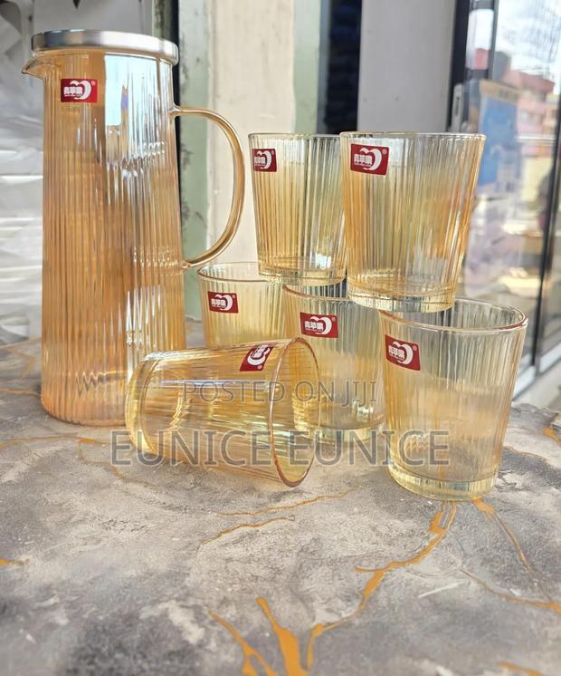 * 7pcs Water Set Gold at 1500*