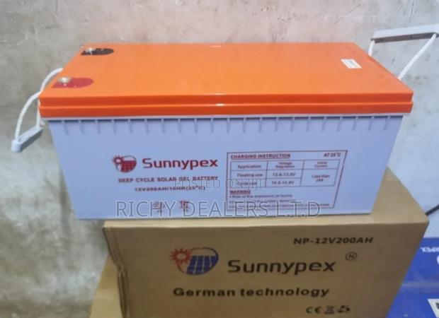 Sunnypex 12v 200ah Solar Battery