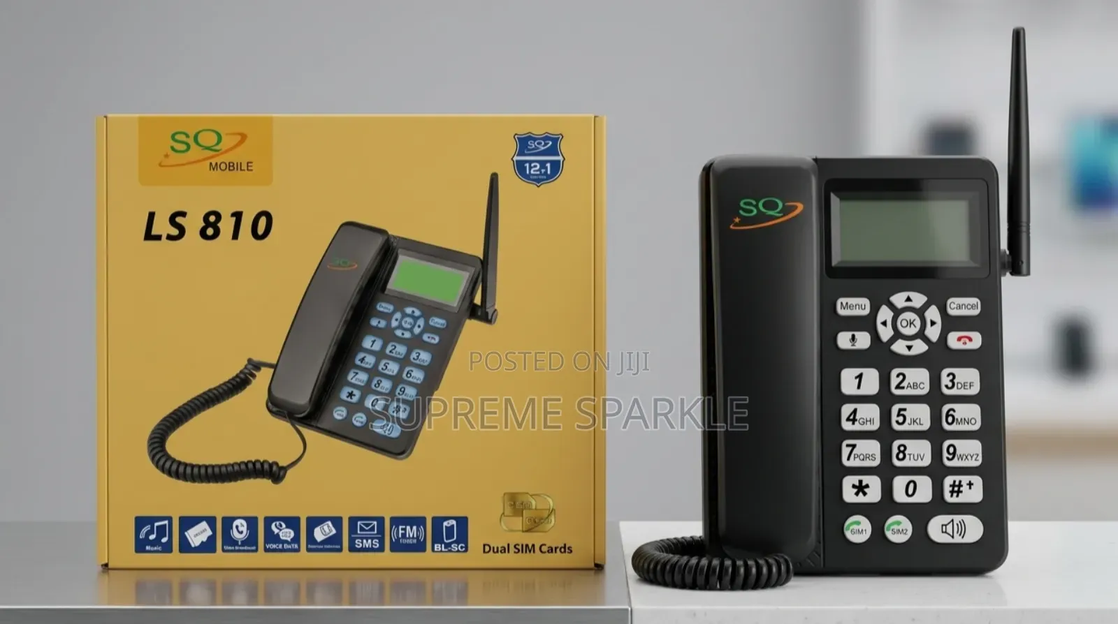 Sq Mobile Ls-810 Wireless Desktop Telephone. Landline