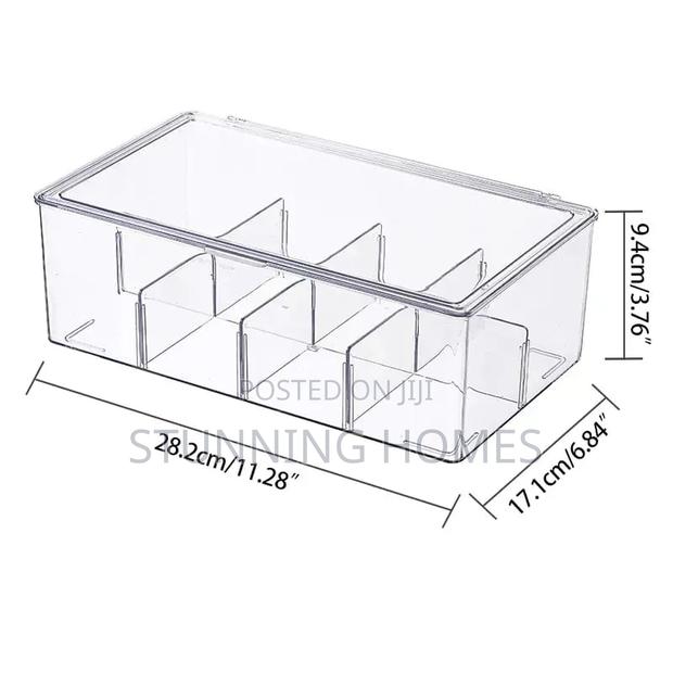 Partitioned Acrylic Teabags Organizer - thumbnail 4