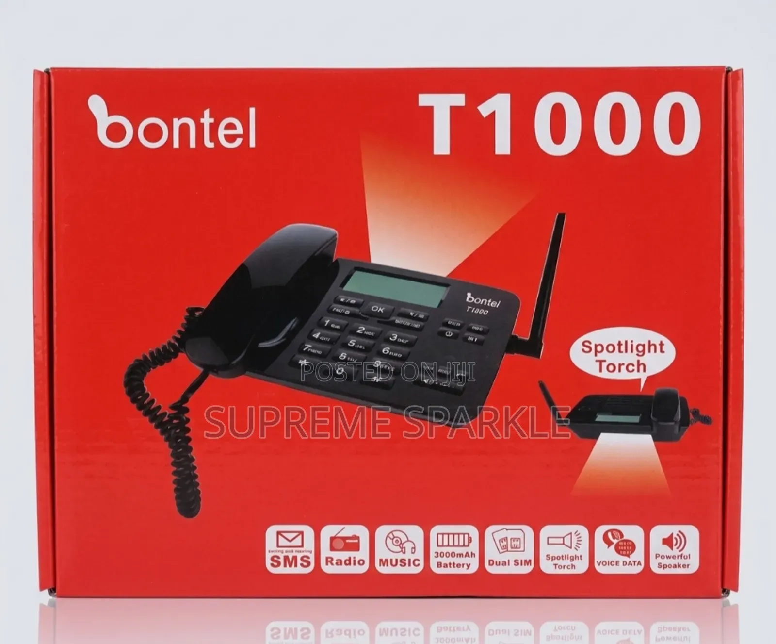 Bontel T1000 Fixed Wireless Desk Telephone. Landline