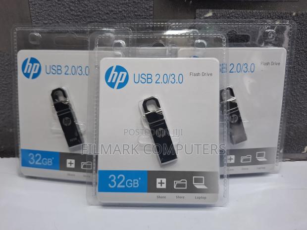 Hp 32 Gb Usb 2.0/3.0 Flash Drive Disk Metal High Speed - main view