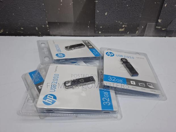 Hp 32 Gb Usb 2.0/3.0 Flash Drive Disk Metal High Speed - thumbnail 2