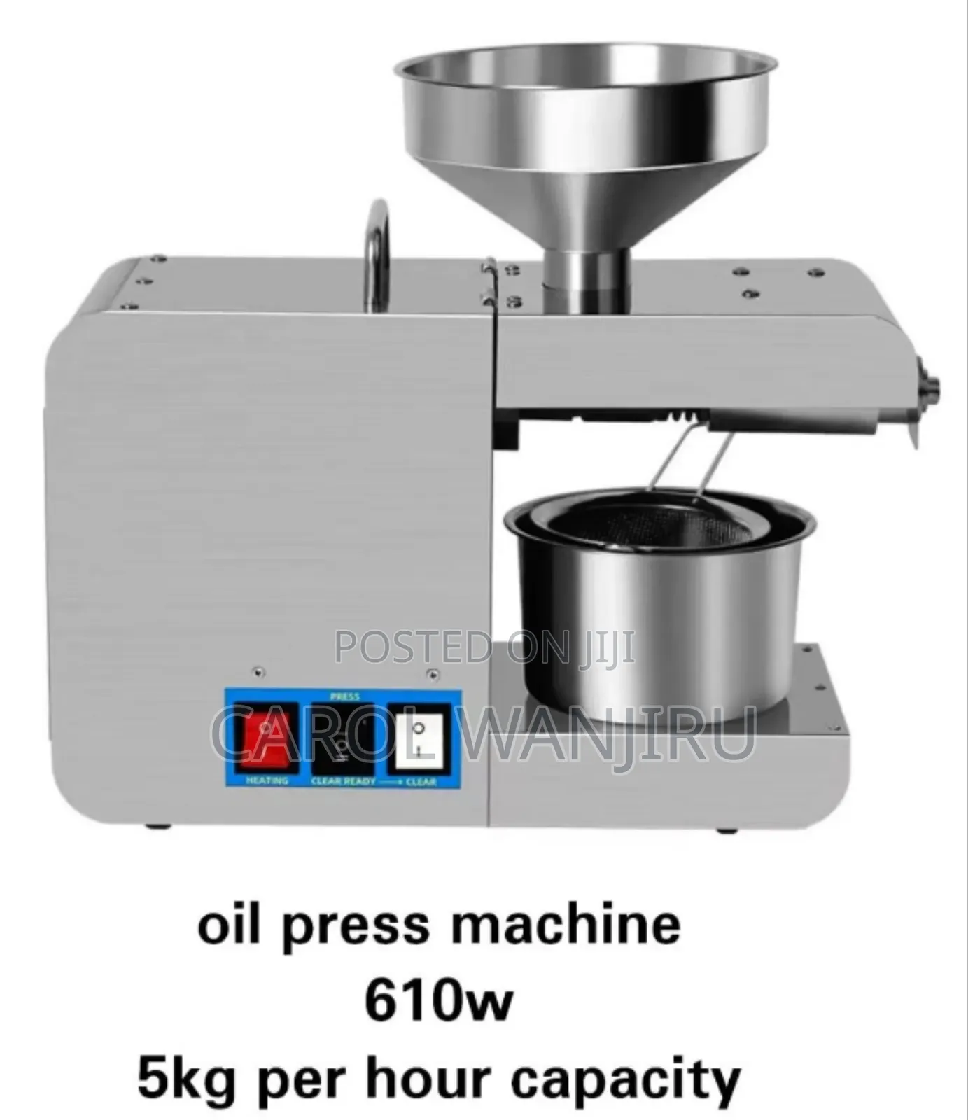 610w Oil Press Machine/610w Oil Press Machine