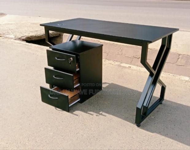 Study Desk With Storage Space Drawers