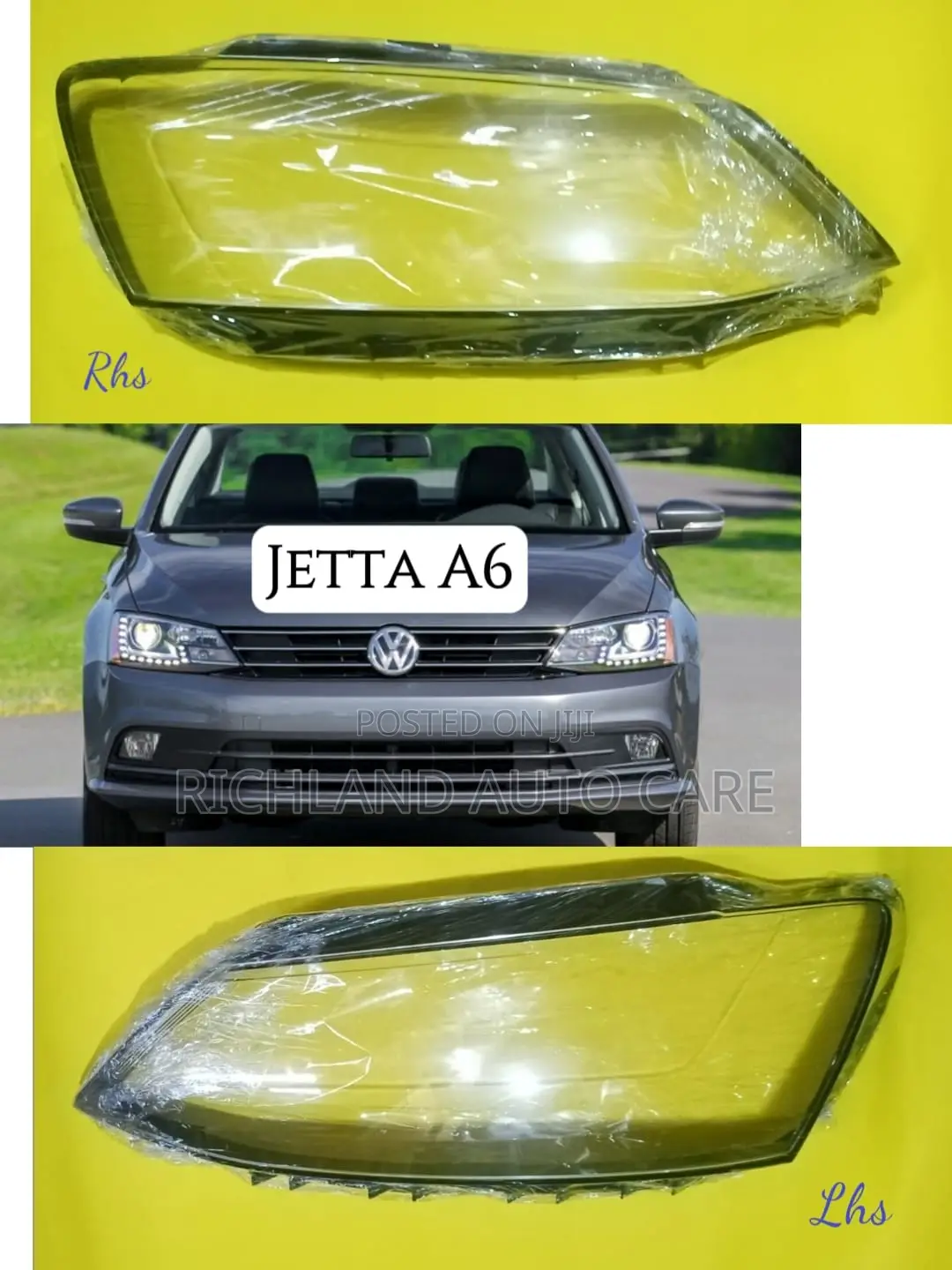 Headlamp Lens Cover Volkswagen Arteon, Jetta, Passat Cc, Sharan