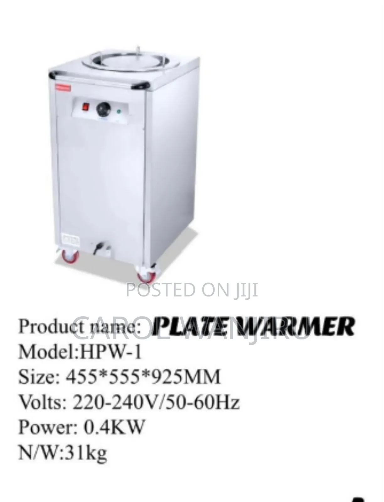 New 31kg Plate Warmer/Plate Warmer
