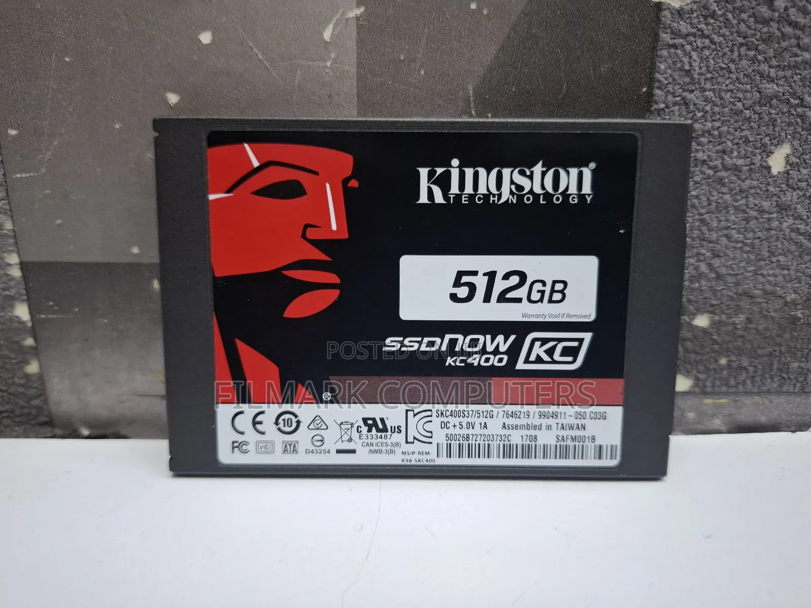 Kingston Skc400s37a/512g 2.5" 512gb Sata Iii Business Solid State Disk