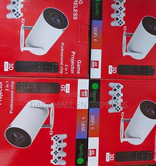 Hy300 Android 13 Gaming Projector With Gaming Console Brand New