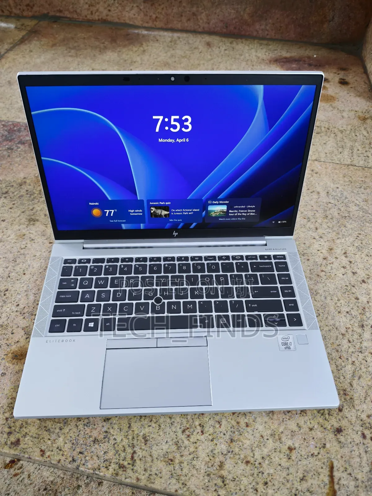 Laptop HP EliteBook 840 G7 16GB Intel Core i7 SSD 512GB