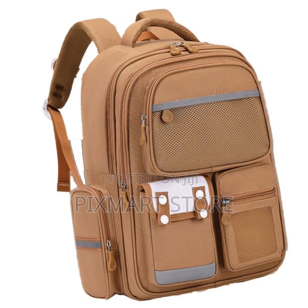 Durable Oxford School Bag With Zipper Closure