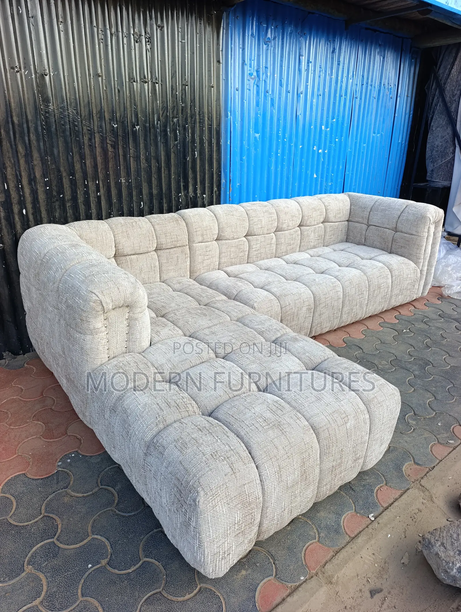 Luxurious 6 Seater Bubble L Sofa/L Sofa