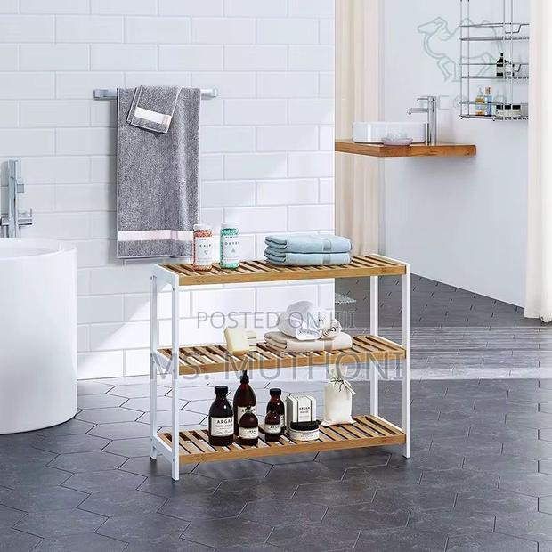 Versatile 3 Layer Natural Bamboo Shoe Rack/ Storage Organizer