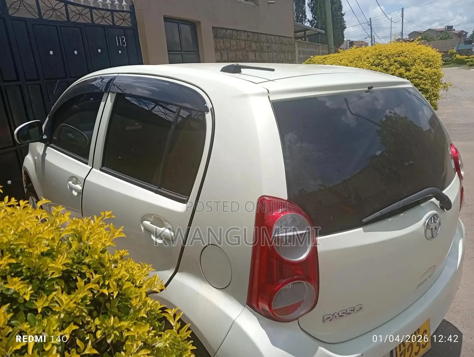 Toyota Passo 1.0 AWD 2012 White