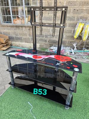 Glass Tv Stand With Mount - thumbnail 2