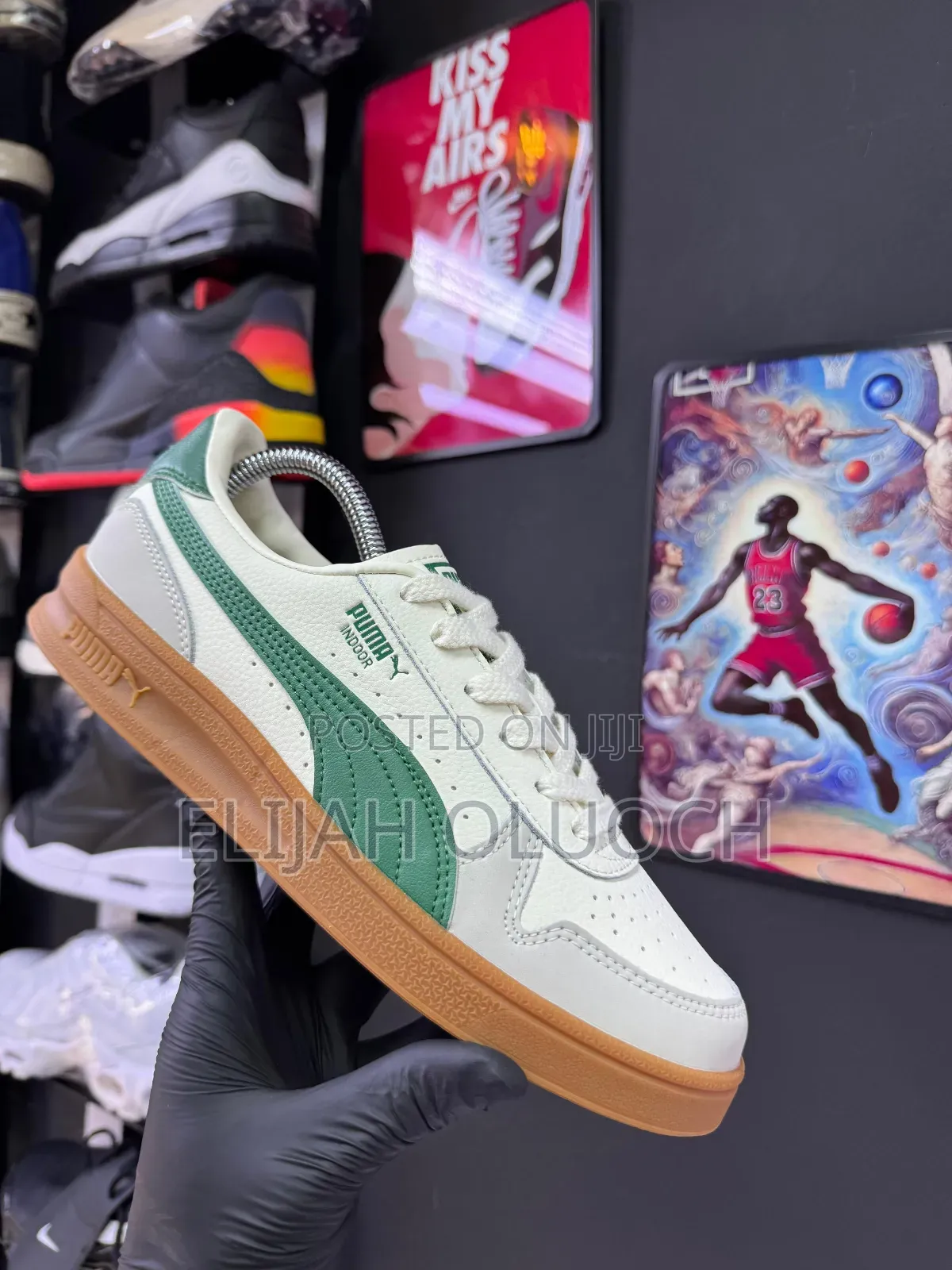 Grey Green Puma Indoor Odg. Sizes :_40 41 42 43 44 45_