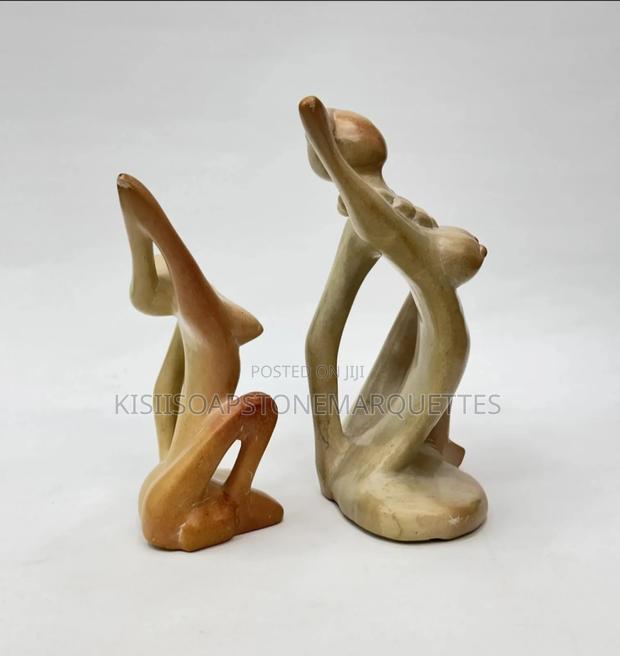 Kisii Soapstone Handcrafted Abstract Figurines - thumbnail 2