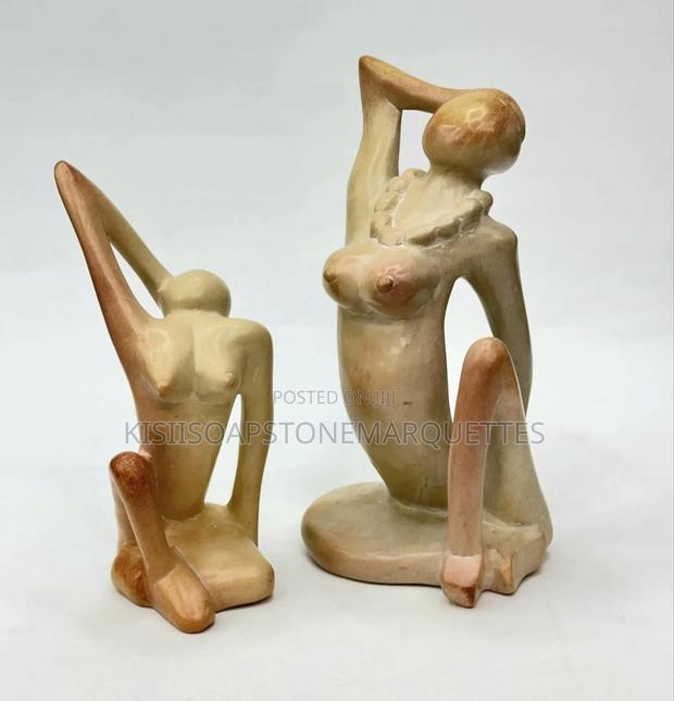 Kisii Soapstone Handcrafted Abstract Figurines - thumbnail 5