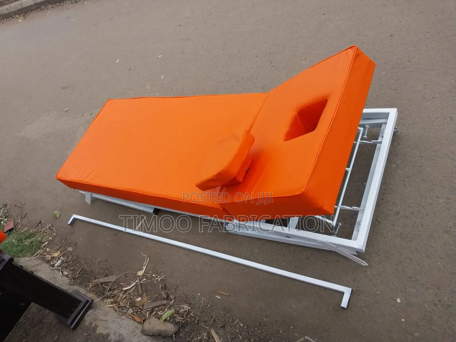 Foldable Orange Massage Bed