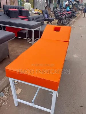 Foldable Orange Massage Bed
