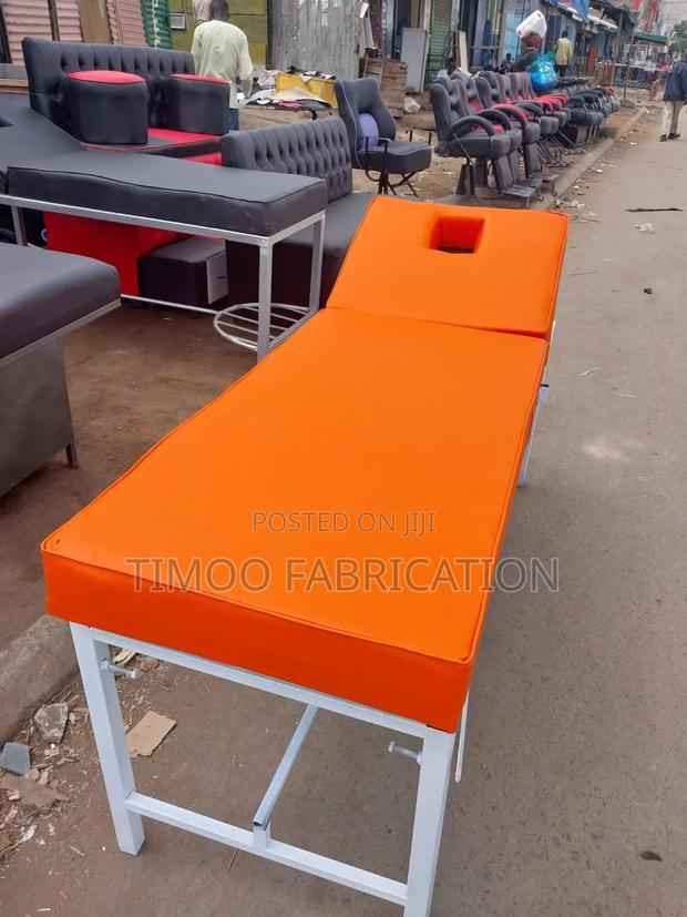 Foldable Orange Massage Bed - thumbnail 2