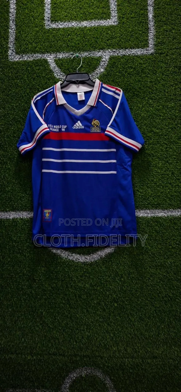 France Home 1998 Retro Jersey