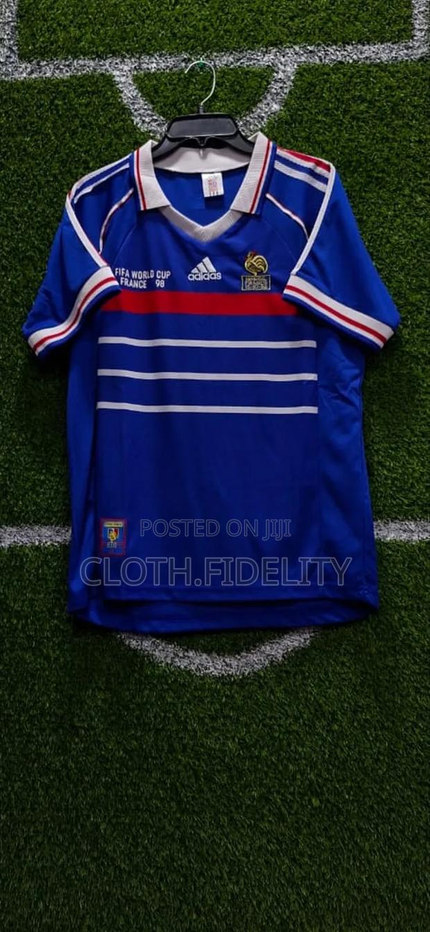 France Home 1998 Retro Jersey - thumbnail 2
