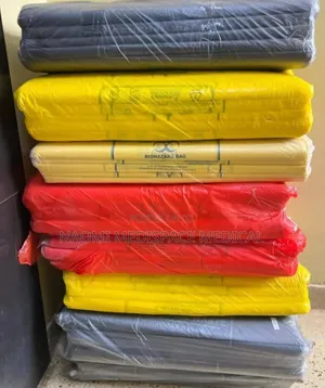 Biohazard Bin Liners 100s- Yellow, Red, Black