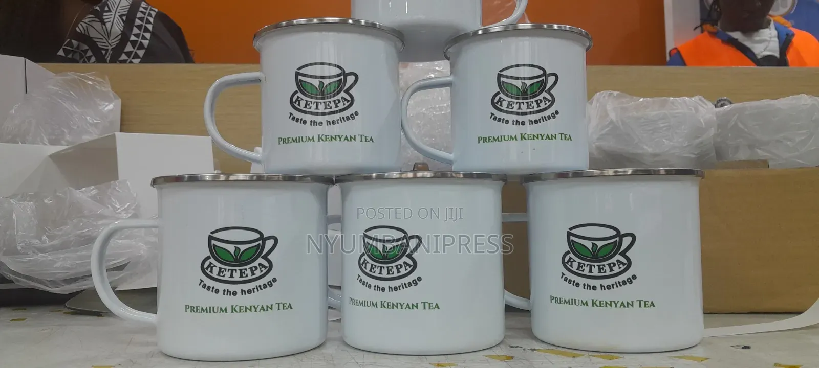 Branded Enamel Mugs