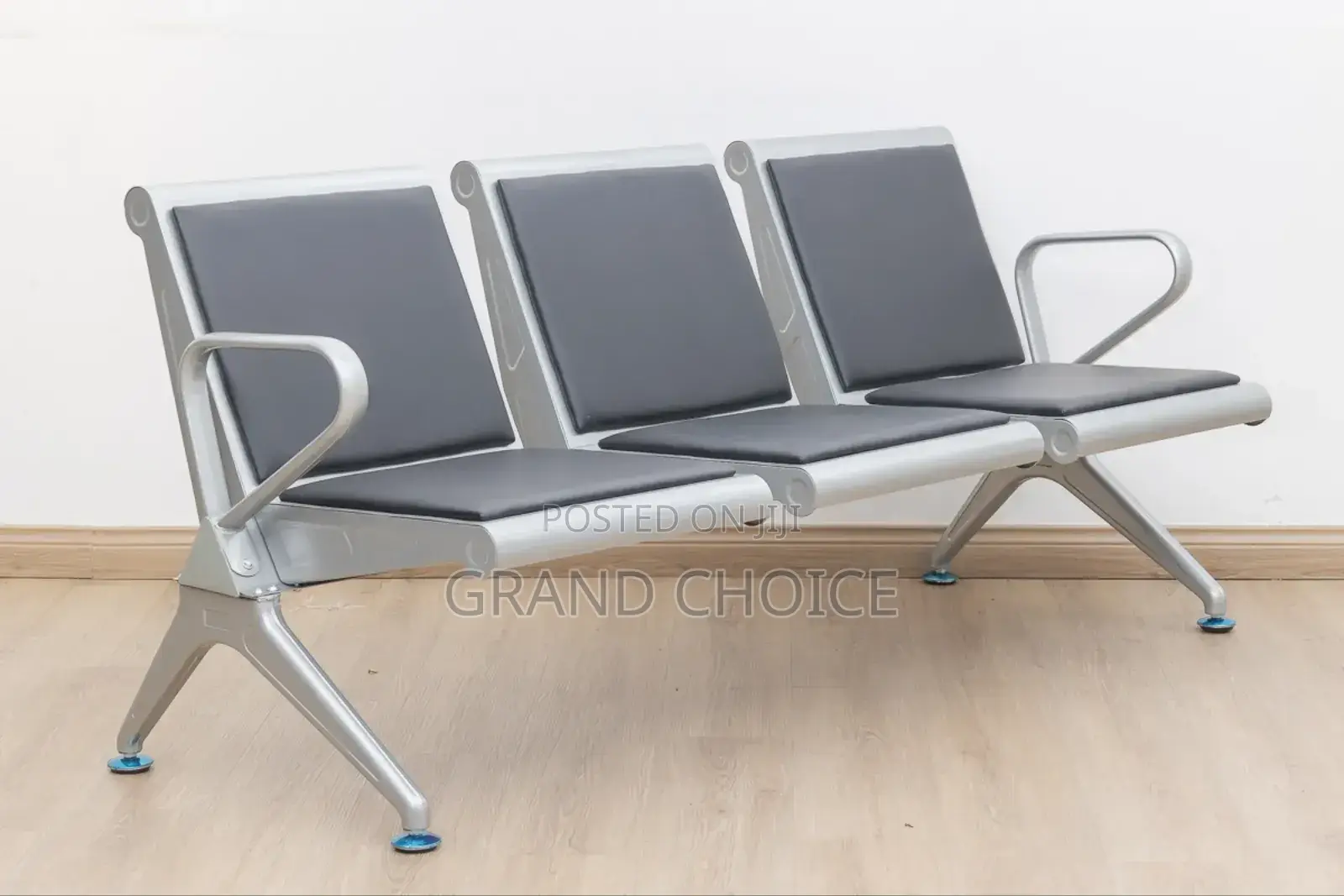 Heavy Duty Black Waiting Chair