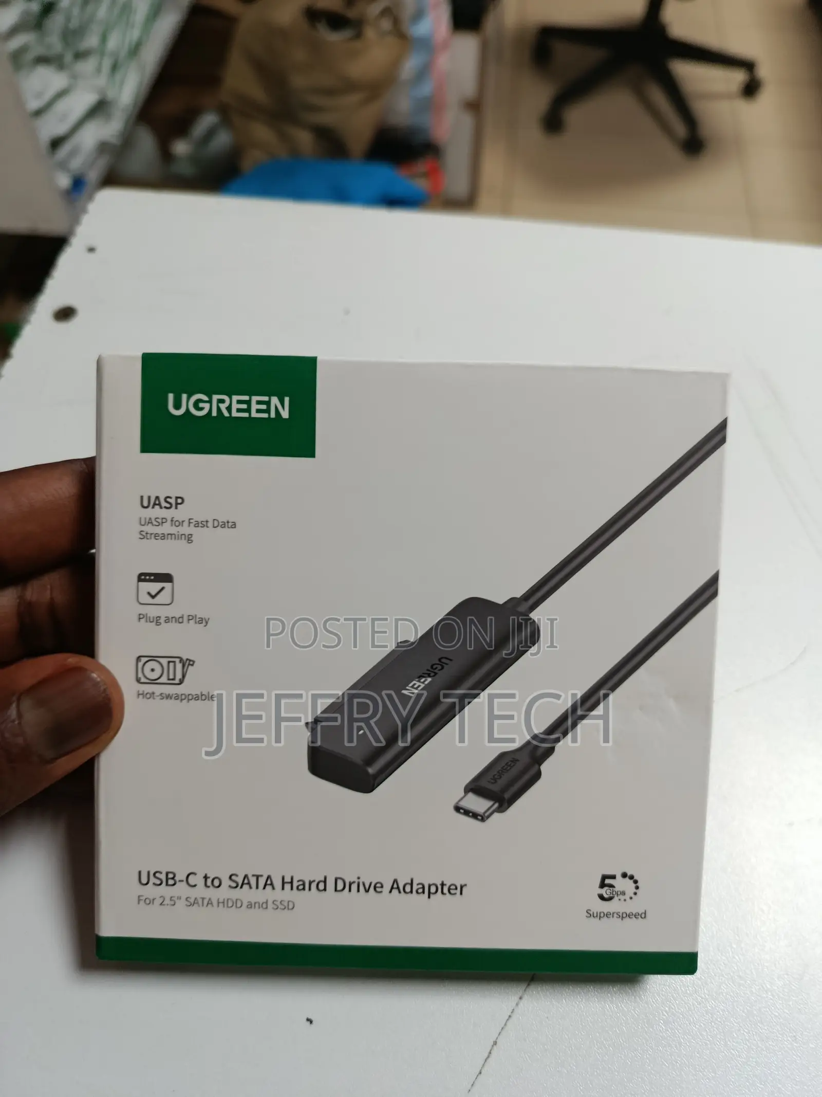Ugreen Usb-C to Sata Hard Drive Adapter for 2.5" Sata HDDS and Ssds.