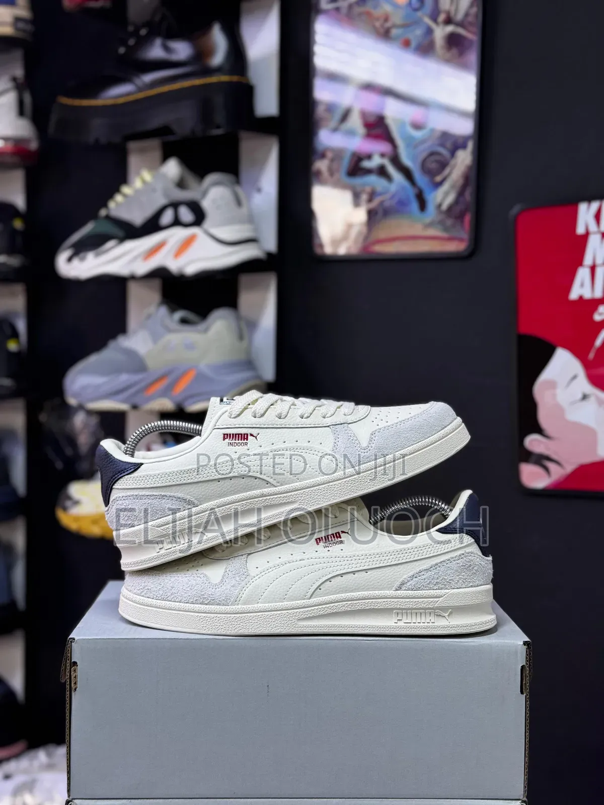 Puma Indoor Odg Frosted Ivory/Grey. Sizes :_40 41 42 43 44 45