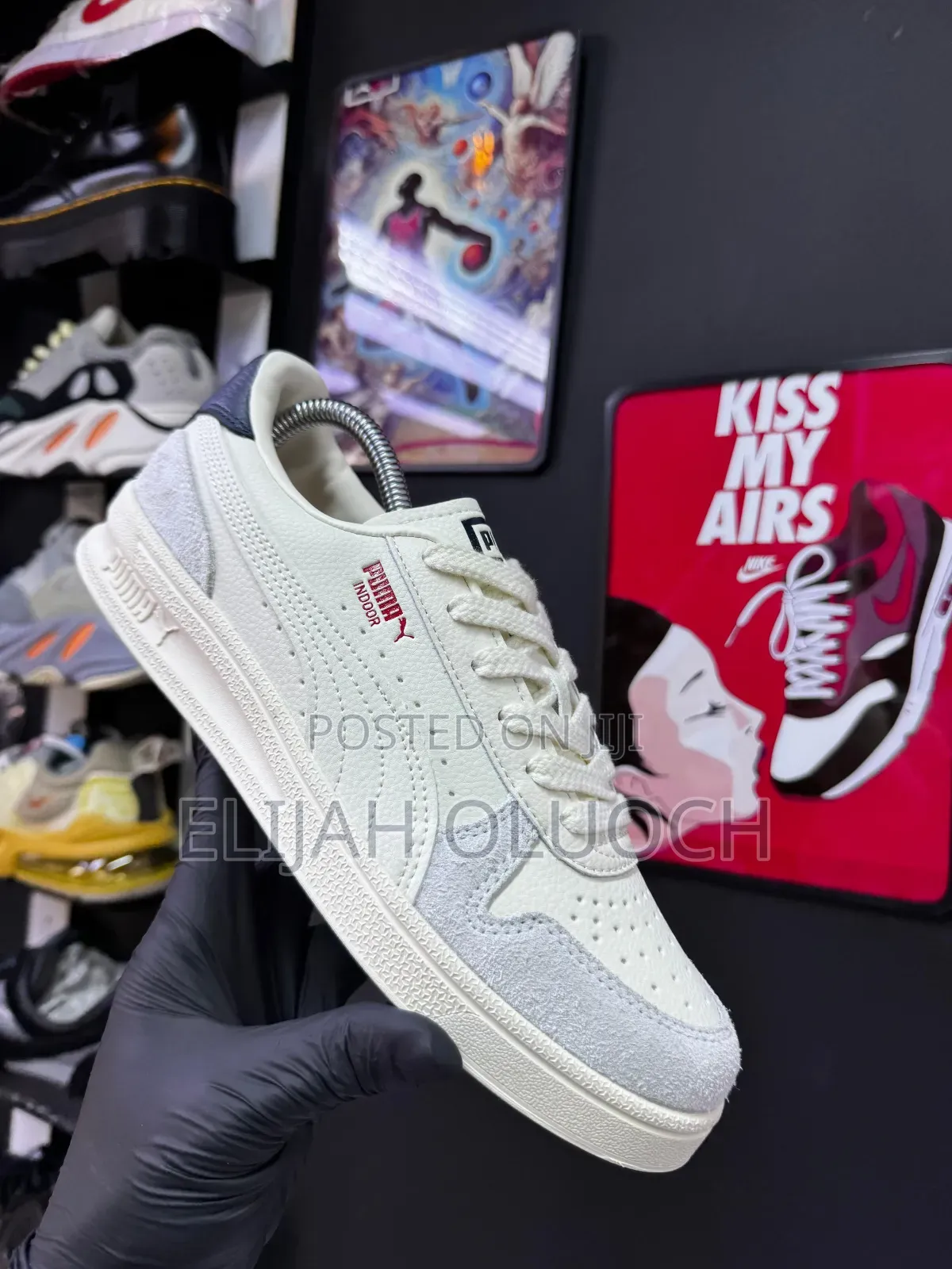 Puma Indoor Odg Frosted Ivory/Grey. Sizes :_40 41 42 43 44 45